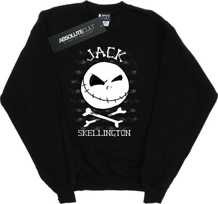 Disney Nightmare Before Christmas Jack Face Sweatshirt (XL)