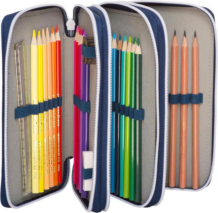 Actual product image Beckmann Triple Unicorn school case