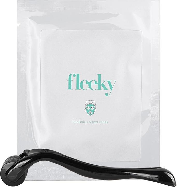 Fleeky Bio Botox Sheet Mask mit 540 Needle Dermaroller