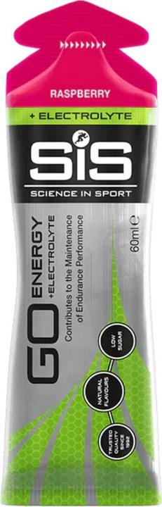 Actual product image SIS GO Isotonic Energy + Electrolyte Gel (Raspberry, 1 pcs., 2.21 g)