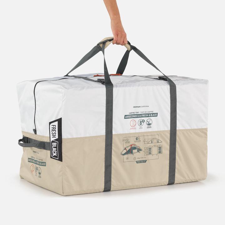 Image du produit Quechua Air Seconds 8.4 F&B (Tente gonflable, 29 kg, 8 personnes)