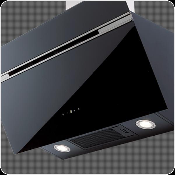 Image du produit Wolkenstein Kopffreihaube W S5-80 ABTZ BxT 80 x 38,6 cm schwarz (Hotte murale)