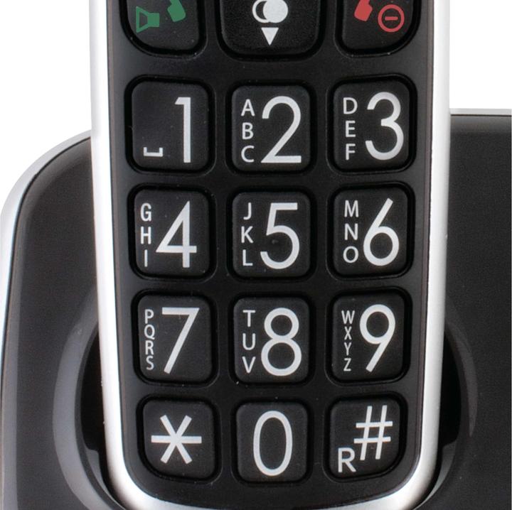 Image du produit Fysic FX-6000 Big Button Dect Telephone - Zwart
