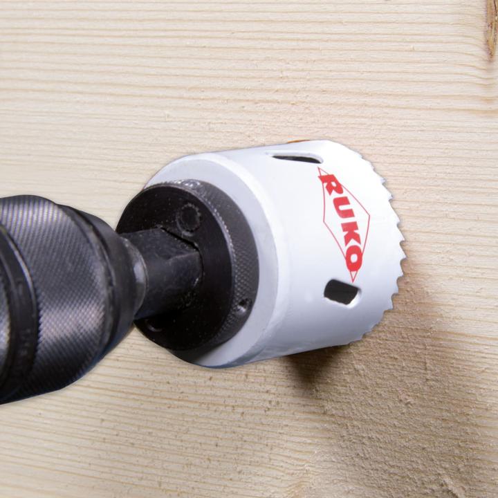 Produktbild Ruko Lochsäge Sägen-Ø 92 mm Schnitttiefe 38 mm Feinverzahnung HSSE-Co8-Bi-Metall (92 Millimeter)
