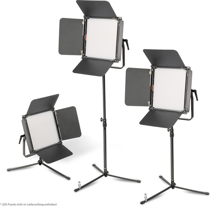 Produktbild Walimex pro pro 23090 Boden Lampenstativ BL-K + Mittelsäule (90 cm, 15 kg)