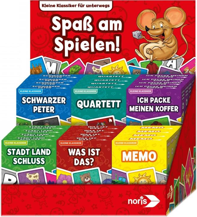 Produktbild Noris Mini Spieleklassiker 6-sort.