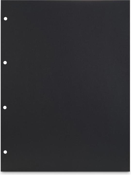 Actual product image Hama Photo cardboard, 23.3 x 31 cm, perforated, 25 sheets, black