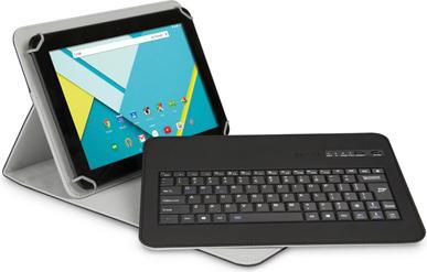 Produktbild Hamlet Universal Cover 101 KBT2 Universalhülle mit abnehmbarer Bluetooth-Tastatur für Tablet von (Eng. Int.)
