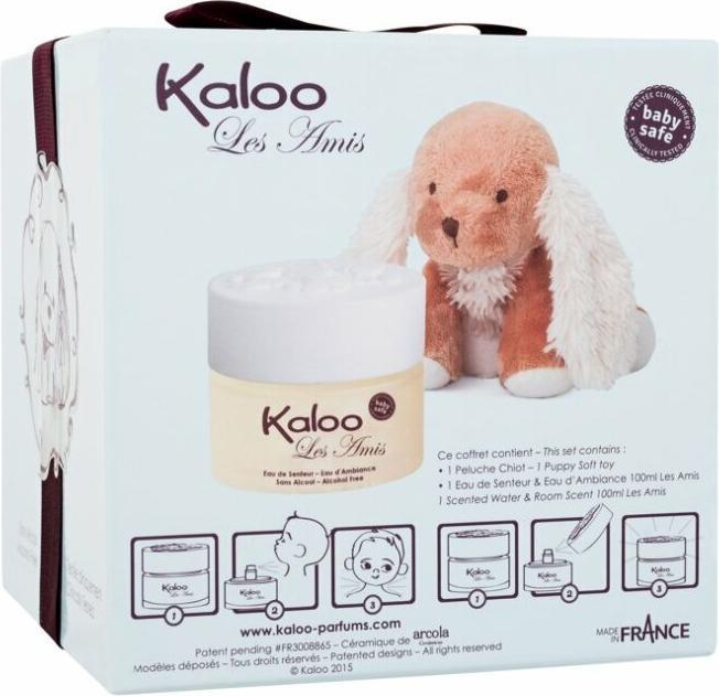 Actual product image Kaloo Les Amis by Eau de Senteur Spray / Room Fragrance Spray (Alcohol Free) + Free Fluffy... (Eau de toilette, 100 ml)