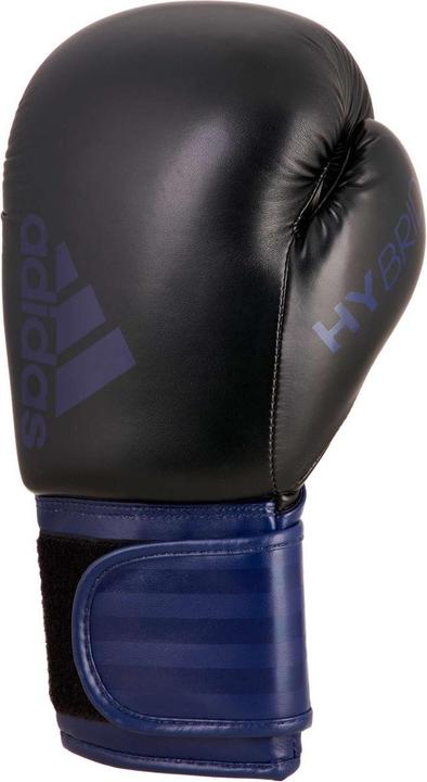 Actual product image adidas Boxing gloves Hybrid 100, black/myst. blue, ADIH100 (10 OZ)