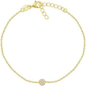 Immagine prodotto Brilio Argento - Un bracciale adatto in argento placcato oro con zirconi BR38Y