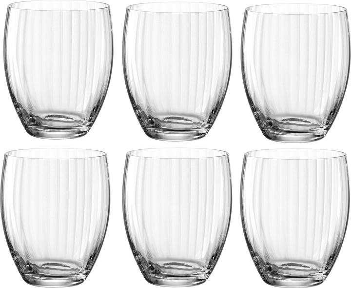 Leonardo Bicchiere da whisky Poesia 380 ml, 6 pezzi, Trasparente (3.80 dl, 6 x, Bicchiere da whisky)