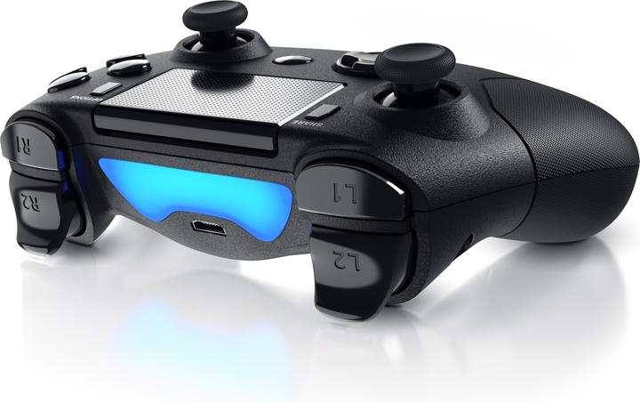 Image du produit CSL Contrôleur PlayStation 4, manette de jeu Bluetooth pour PS4, double vibration, pavé tactile, 3,5 (PS4, PC)