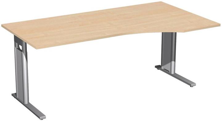 Produktbild Geramöbel PC-Schreibtisch r Lichtgr 1800x800/1000,680-820