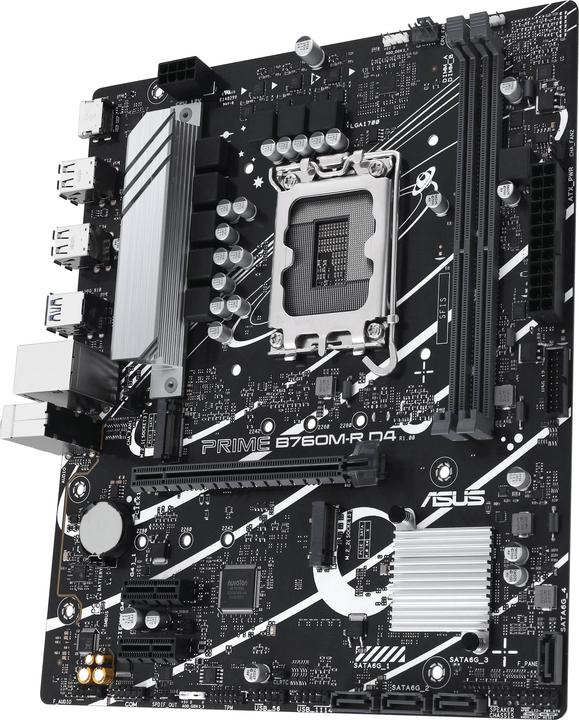 Immagine prodotto ASUS MB PRO B760M-R D4 (LGA 1700, Intel B760, mATX)