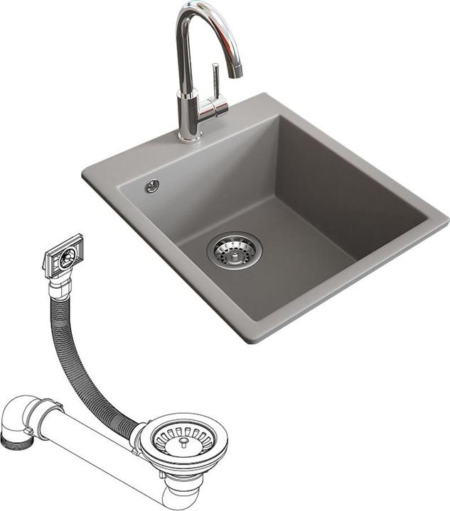 Produktbild Bergström Venice (Einbauspüle, 50 cm, 43 cm)