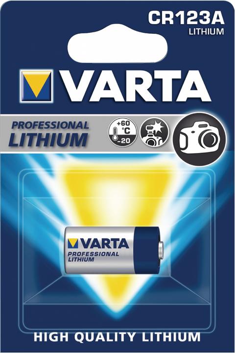 Immagine prodotto Varta Photo Lithium (1 pz., CR123A, 1480 mAh)