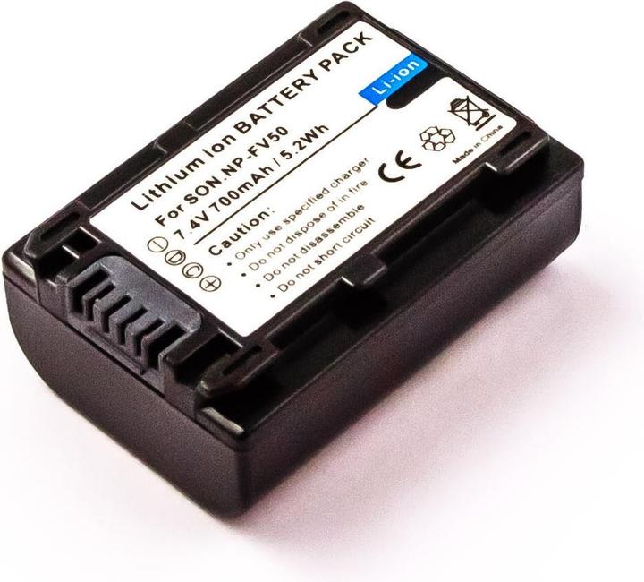 Produktbild AGI Akku kompatibel mit Sony HDR-PJ810E - Akku - 650 mAh (Kamera Akku)
