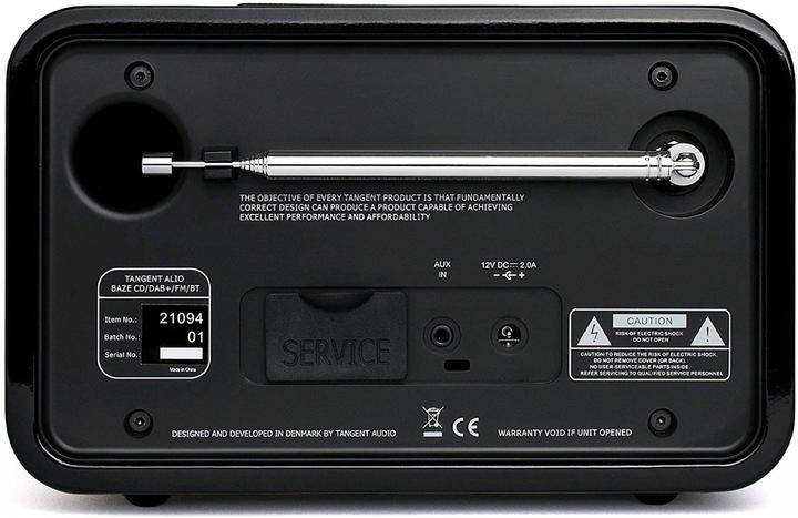 Actual product image Tangent ALIO Baze Stereo (Black incl. Bluetooth) (FM, DAB, DAB+, Bluetooth)