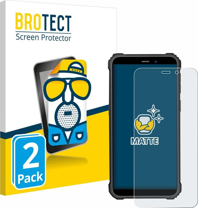 Actual product image BROTECT Protector Anti-Glare (2 Piece, LG G2)