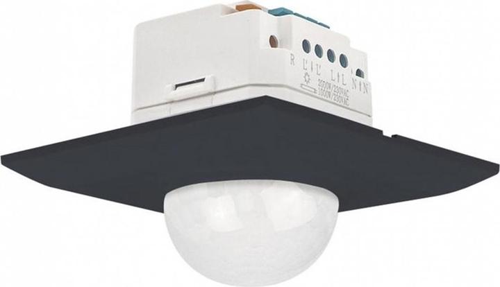 Niko PIR Bewegungsmelder Swiss Garde 360 Plus IP20, Eckig Schwarz (16 m)