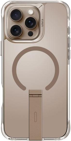 Actual product image Uniq case Eleva with Vertica Stand iPhone 16 Pro Max 6.9" gold/taupe gold (Apple iPhone 16 Pro Max)