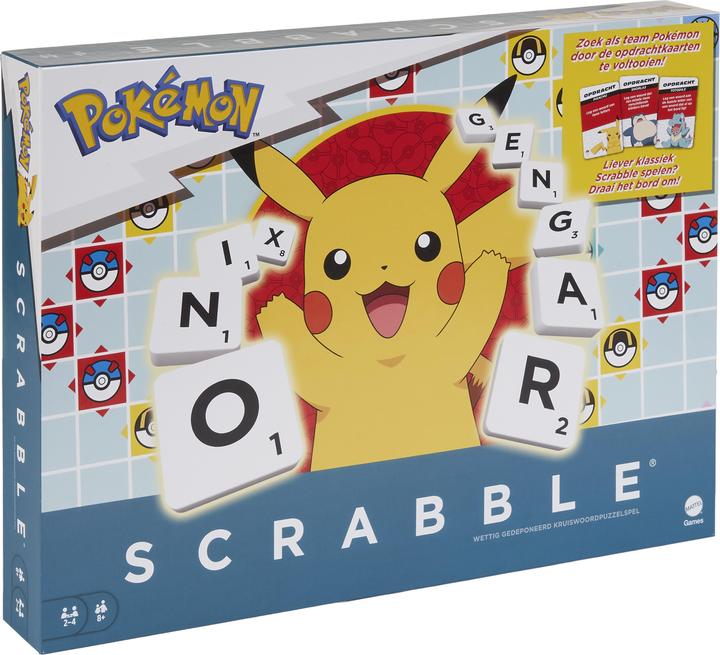 Actual product image Mattel Hxt31 Nl Scrabble Pokemon (Dutch)