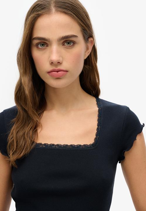 Actual product image Superdry Essential Square Neck S/s Tee (12)