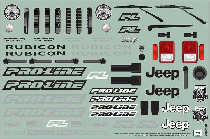 Produktbild Pro-Line Jeep Wrangler Unlimited Rubicon Karosserie (klar)