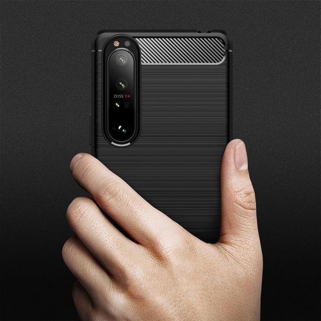 Actual product image MU Style Carbon Fiber TPU Softcase Series (Sony Xperia 1 III)