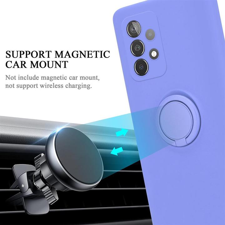 Image du produit Cadorabo TPU Liquid Ring Silicone Case Cover (Samsung Galaxy A52, Samsung Galaxy A52 5G, Samsung Galaxy A52s 5G)