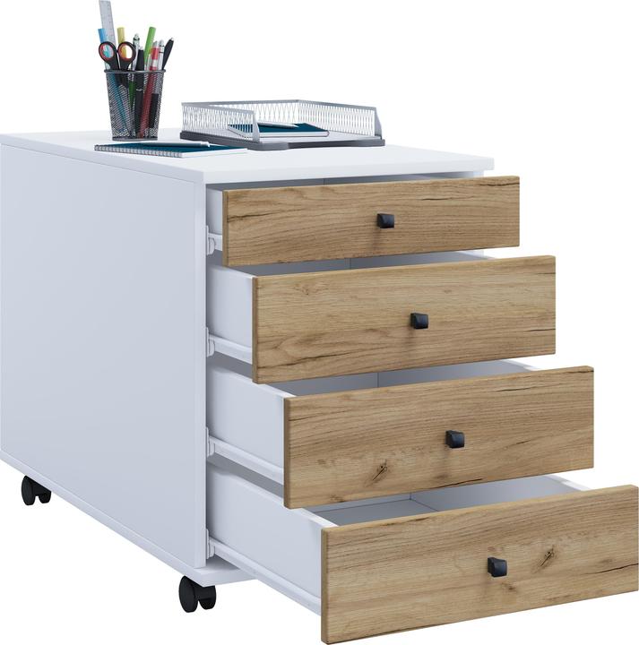 Produktbild VCM Holz Rollcontainer Schublade Lona (42 x 75 cm)