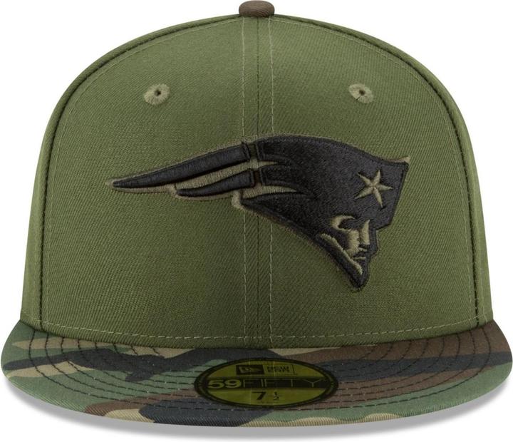 Actual product image New Era 59Fifty Cap - New England Patriots wood camo - 7 1/8 (7 1/8)
