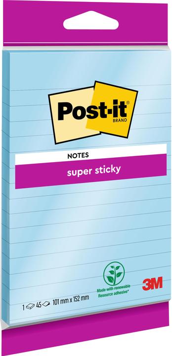 Productafbeelding Post-it Super Sticky (102 x 152 mm)
