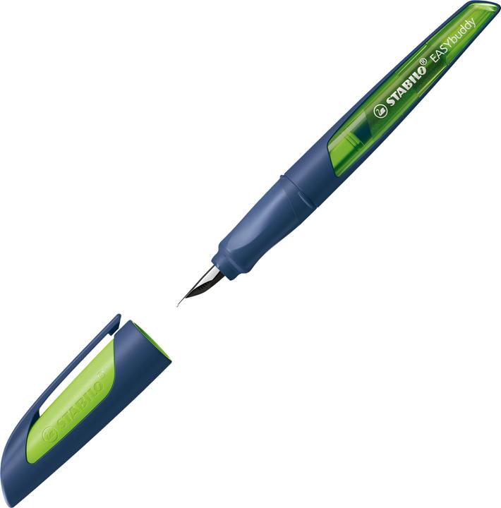 Produktbild STABILO EASYbuddy Füllfederhalter Kartuschenfüllsystem Schwarz, Limette 1 Stück(e) (Limette, Schwarz, 1 x)