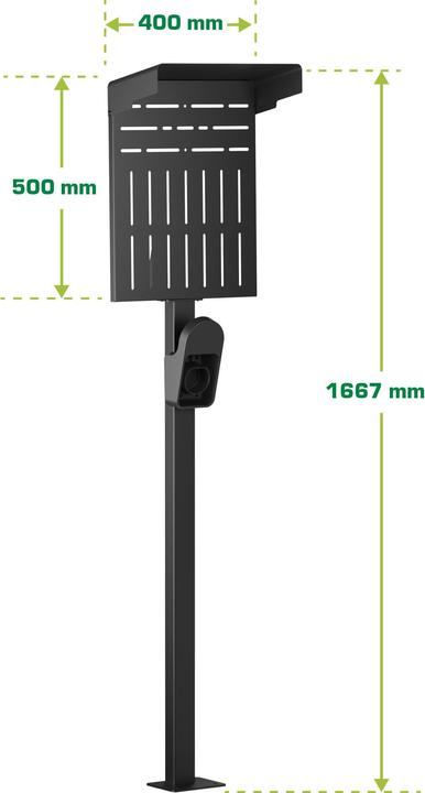 Produktbild InLine Universal Wallbox-Standfuss XL