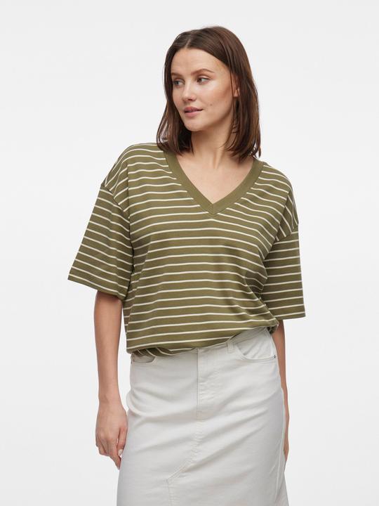 Actual product image Vila V-Ausschnitt Oberteil mit kurzen Ärmeln (XS)