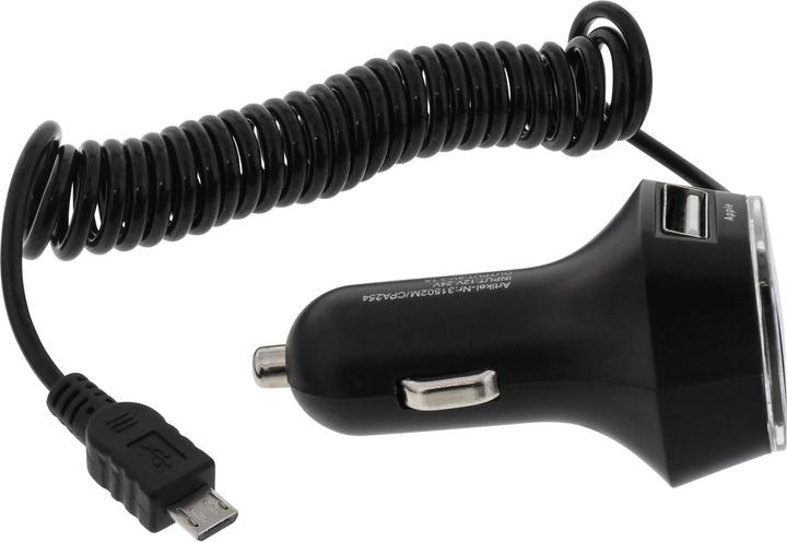 Actual product image InLine USB Car Charger Power Adapter