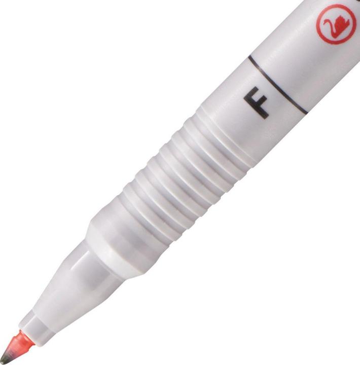 Actual product image STABILO 10 OHPen universal markers red 0.7 mm non-permanent (Red, 0.70 mm, 1 x)