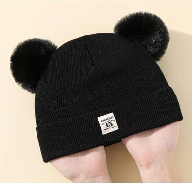 Produktbild MU Style Moonlight Series Kinder Winter Mütze inkl. Halswärmer (One Size)