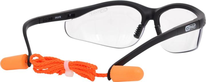 Produktbild KS Tools Schutzbrille-transparent, mit Ohrstöpsel