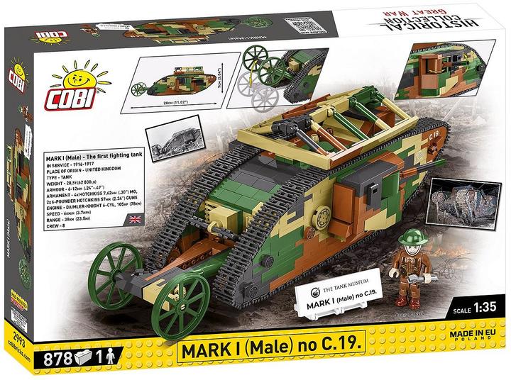 Produktbild Cobi Historical Collection Great War British Tank Mark I Male no C.19