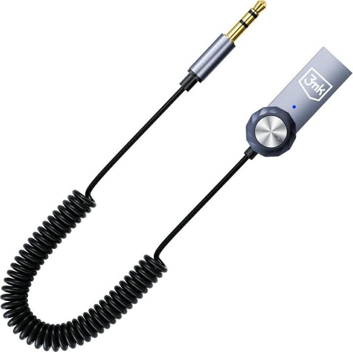 Actual product image 3MK Bezprzewodowy adapter audio Audio Bluetooth Adapter Jack 3.5mm 2w1