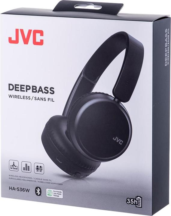 Actual product image JVC HA-S36W-B-U (ANC, 35 h, Wireless)