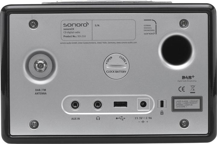 Produktbild Sonoro CD - DAB+ Tischradio mit CD, Bluetooth, AUX-IN und USB