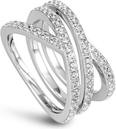 Breuning RING - BRILL. 1,08 Ct. H/si (48, 585/14 K Gold)
