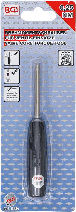 Produktbild BGS Drehmomentschrauber für Ventil-Einsätze 0,25 Nm (0.25 Nm)