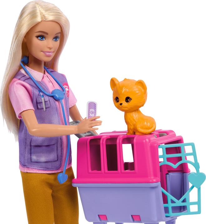 Actual product image Barbie NEW Animal Rescue & Recover Playset