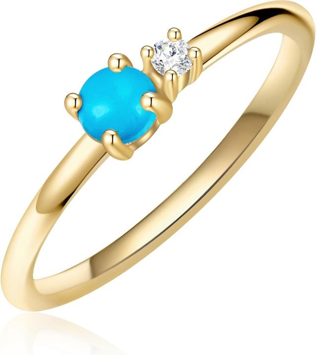 Immagine prodotto Glanzstücke München Donna Argento Sterling Cubic Zirconia Oro Giallo - 31492 (48, 925 Argento)