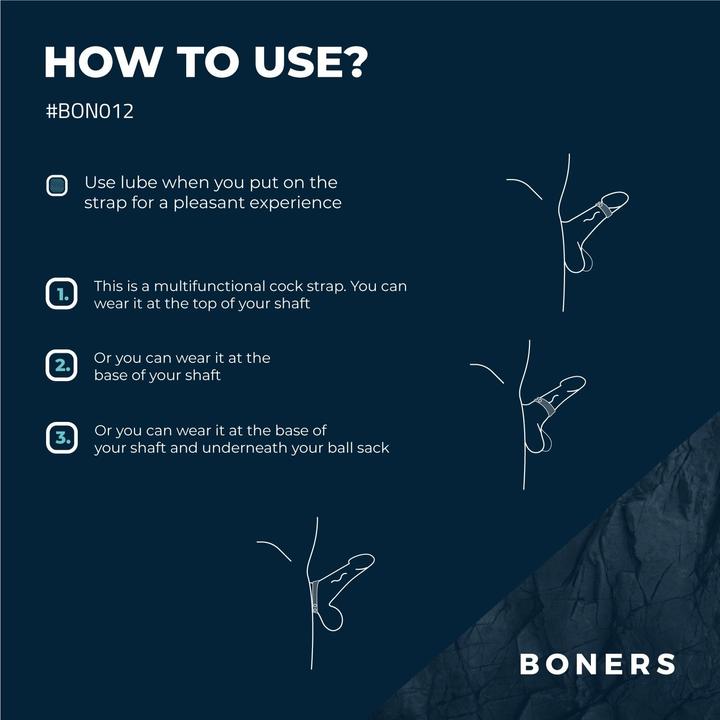 Actual product image Boners Cock Strap (5.50 cm)